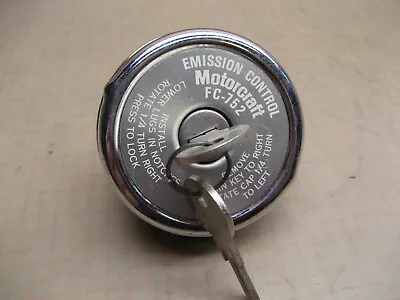 Vintage Motorcraft FC-752 Fuel Tank Locking Cap W/Key For FORD BRONCO Car Parts • $18.75