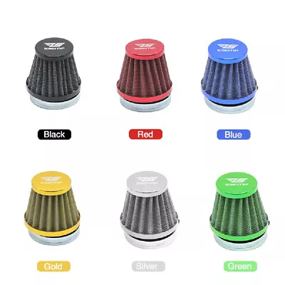50mm Cold Air Filter Pod Cleaner Universal Breather Dirt Pit Bike ATV Scooter • £9.88