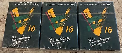 Vandoren - V16 Alto Saxophone Reeds - SR7035 - 3.5 (10-pack) • $30