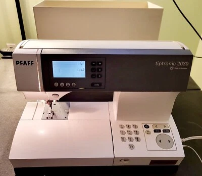 $349.95 • Buy PFAFF Tiptronic 2030 Sewing Machine, Foot Controller, Manual, And Cover
