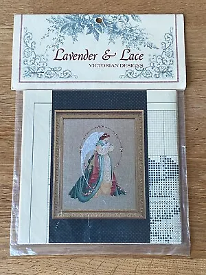 Lavender & Lace Guardian Angel L18 Baby Cross Stitch Chart • £5.50