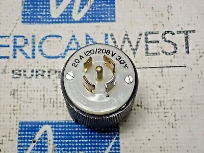 Hubbell HBL2511 NEMA L2120P Male Twist Lock Plug 20Amp 120/208 Volts 5 Wire • $22