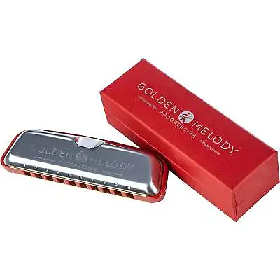 Hohner M544BX-C Progressive Golden Melody Harmonica In The KEY OF C • $59.99