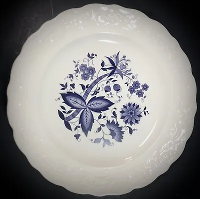 Vintage Mt. Clemens Pottery Embossed Purple Onion Plate 10   • $16.95