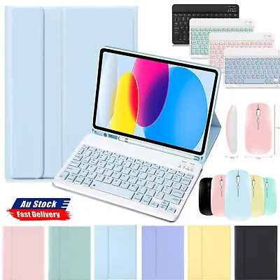 For IPad 6/7/8/9th Gen Air 5 4 Pro 11  2022 Bluetooth Keyboard Case With Mouse • $38.62