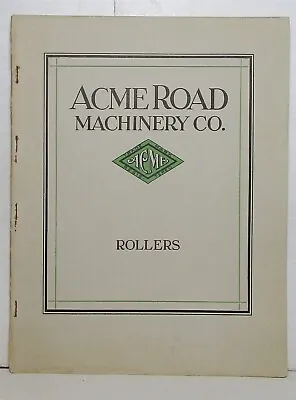 1927 Acme Road Machinery Co. Catalog: Rollers (Frankfort New York) • $44.95