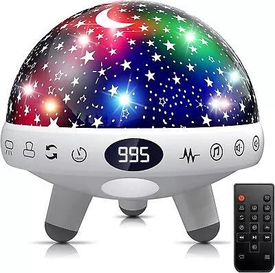 Night Lights For Kids Room With Sound Machine Baby Night Light Star Projector • $48.99