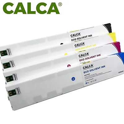 USA 4pcs CALCA 440ml Roland ECO-Sol Max Ink Cartridge Compatible CMYK/set • $155.76