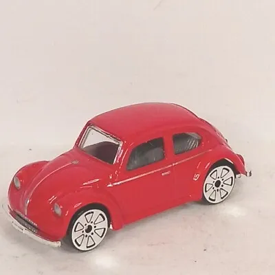 RealToy VW Volkswagon Bling Beetle Red Vintage 1:64 Scale Excellent Condition • $22.67