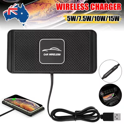 $16.85 • Buy Universal Wireless Charger Charging Station Mat For IPhone Samsung Smart Phone