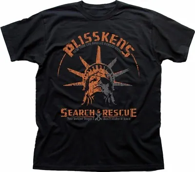Escape From New York Snake Plissken Search And Rescue Black T-shirt 9195 • $17.62