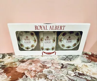 Rare Royal Albert Old Country Roses Mini Photo Picture Frame Set -christmas Gift • $52.50
