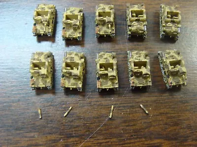 GHQ Micro Armour Semovente 47mm Tanks Italy WWII *Lot Of 10* • $20