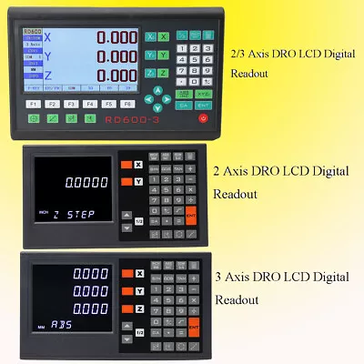 LCD Digital Readout 2/3 Axis DRO Display For Milling/Drilling/Lathe Machine New • $73.15