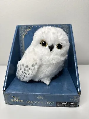 Universal Studios Harry Potter Snowy Owl With Sound And Movement Shoulder Plush • $149.99