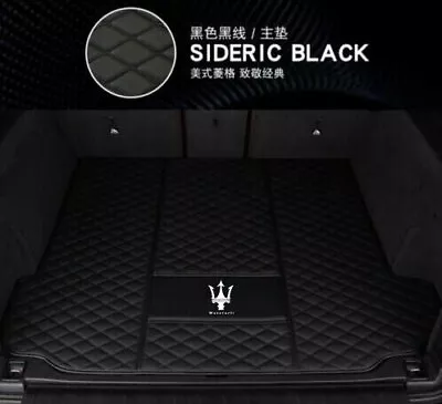 Fit Maserati Car Trunk Mats All Weather Floor Mats Custom Pu Leather Rear Carpet • $49.45