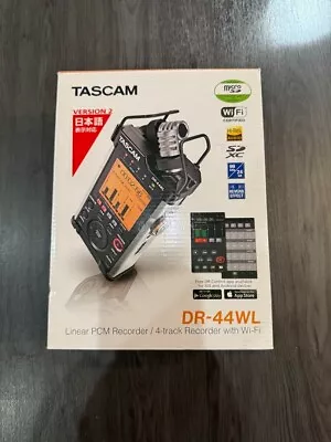 Tascam DR-44WL Ver2-J Linear PCM Recorder Wi-Fi Remote Control Black • $112.79