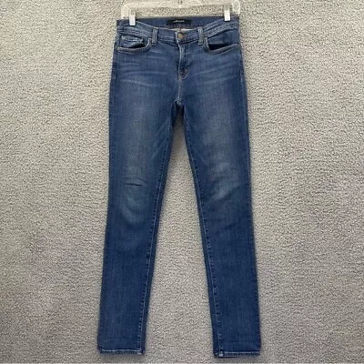 J Brand Mid Rise Skinny Jeans Medium Wash Women's Size 28 X 30.5 • $19.99