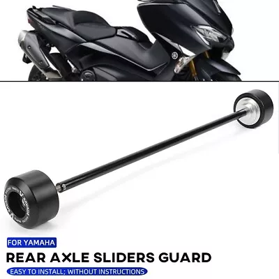 Rear Axle Fork Crash Sliders Wheel Protector For YAMAHA T-MAX 500 XP500 TMAX 530 • $28.99