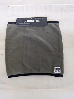 NWT Men's Brixton Arctic Fleece Gaiter Military Olive One Size Neck Warmer • $10