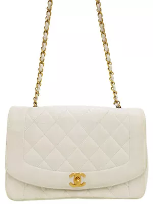 CHANEL Diana Matelasse Chain Shoulder Bag A01165 #T252 • $2143.24