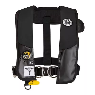 Mustang HIT Hydrostatic Inflatable PFD W/Sailing Harness - Black - Automatic/... • $299.99