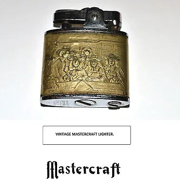 Vintage Mastercraft Lighter. Sill Has Original Plastic Guard. Usa Seller. • $28.15