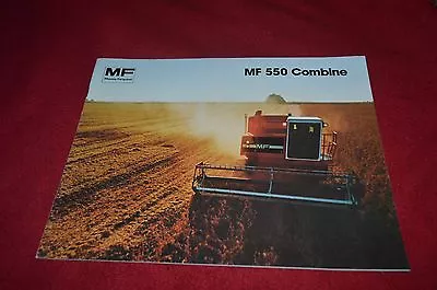 Massey Ferguson 550 Combine Dealers Brochure YABE10  • $16.99