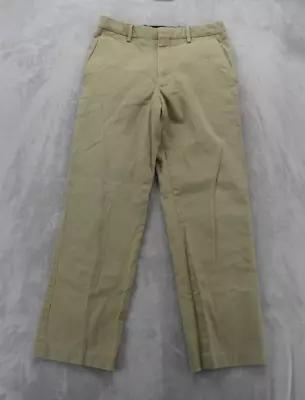 Banana Republic Khakis Pants Men's 31 Beige Solid Color Low-Rise 100% Cotton • $15.99