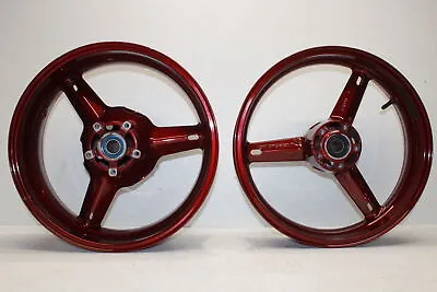 01 02 03 04 05 Suzuki Gsxr 600 750 Front Wheel Rear Back Rim Set Powdercoated • $500