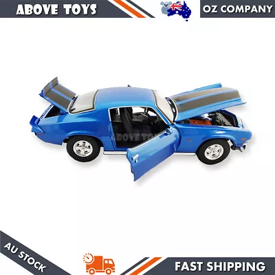 Licensed Precision Diecast 1971 Chevrolet Camaro - Blue Scale 1:18 Model Car • $67.65