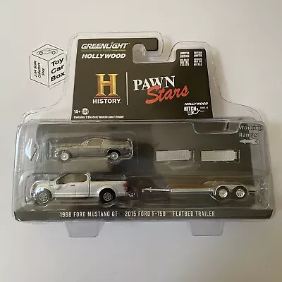 GREENLIGHT - ‘68 Mustang & ‘15 Ford F150 (Pawn Stars Hollywood Hitch & Tow) BA95 • $37.95