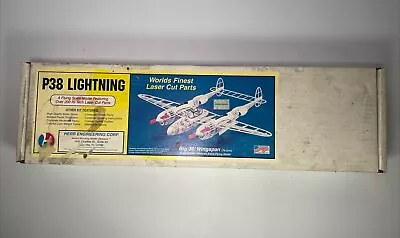 VTG Lockheed P38 Lightning Airplane Model Kit NEW In Box Herr Engineering Corp • $99