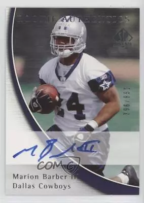 2005 SP Authentic Rookie Authentics /850 Marion Barber III #188 Rookie Auto RC • $23.25