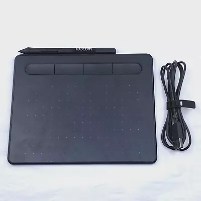 Wacom Intuos CTL-4100 (2018) Small Drawing Tablet - Black W/ Pen And USB Cable • $19.99