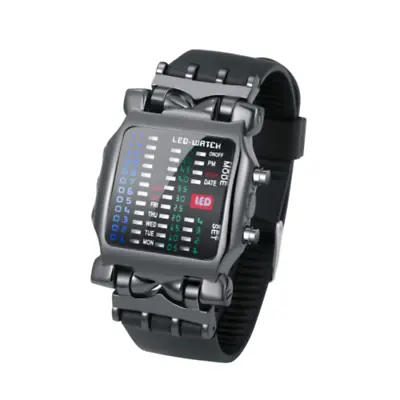 Men's Watch LED Sports Date Digital Bracelet Waterproof Quartz Wristwatch Binary • $9.99