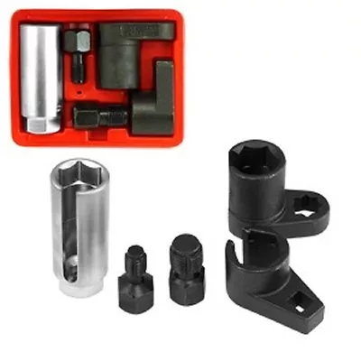 5pc Oxygen Sensor Socket O2 Thread Chaser Install Offset Wrench Vacuum M12 M18 • $20.95