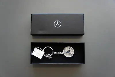 Genuine Mercedes-Benz X Swarovski Saint Tropez White Crystal Keychain B66959998 • $115