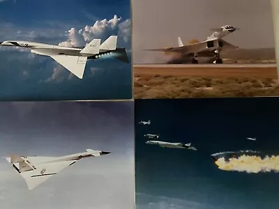 Xb-70 Valkyrie (4) 81/2 By 11 Including Crash Photo • $13.95