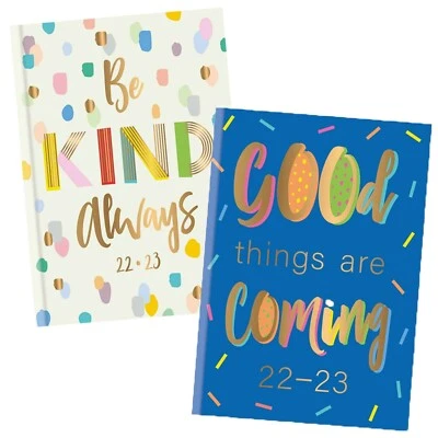 £1.99 • Buy 2022 - 2023 Academic Hardback A5 Week To View Student Diary - Choose Design