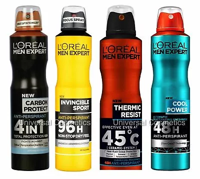 NEW L'oreal Men Expert Long Lasting Anti-Perspirant Deodorant Body Spray • £9.88