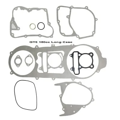 Complete Gasket Set For Long Case GY6 150cc Scooter Moped GoKart ATV Quad • $13