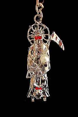 Santa Muerte Keychain / 2 Llaveros De La Santa Muerte (FREE Bracelet) • $18.50
