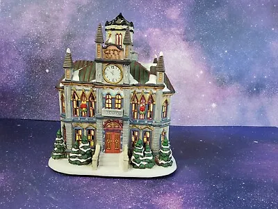 $62.99 • Buy Vintage Christmas Village Church Beautiful Fiber Optic House Lighted