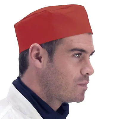 Dennys Chef's Skull Cap - Red - Size SMALL - Brand New • £1.99