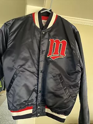 Minnesota Twins Vintage 90’s Satin Starter Jacket Mens L Rare • $150