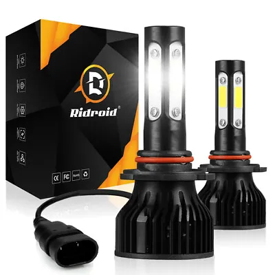 4-Side 9005 LED Headlight Super Bright Bulbs Kit 360000LM HIGH/LOW Beam 6000K US • $15.98