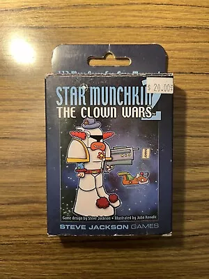 Star Munchkin Card Game: Star Munchkin 2: The Clown Wars Expansion PLEASE READ • $15