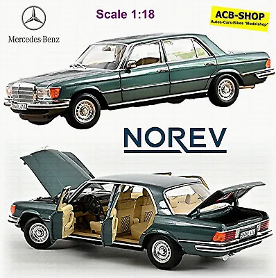 Mercedes-Benz 450 Sel 6.9 W116 S-CLASS 1972-80 Petrol Metallic 1:18 Norev • $108.76