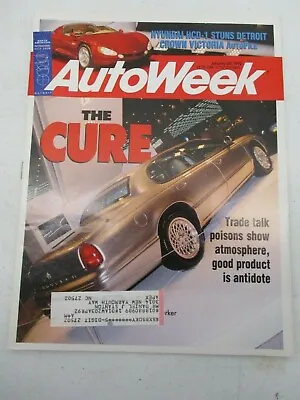 Auto Week Magazine January 20 1992 Crown Victoria Maserari Barchetta Infiniti J • $11.95